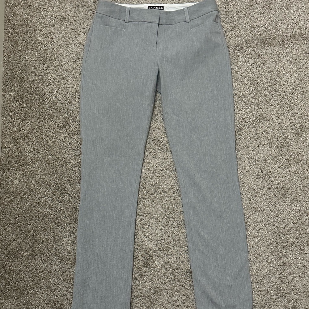 Express Women's Light Gray Dress Pants